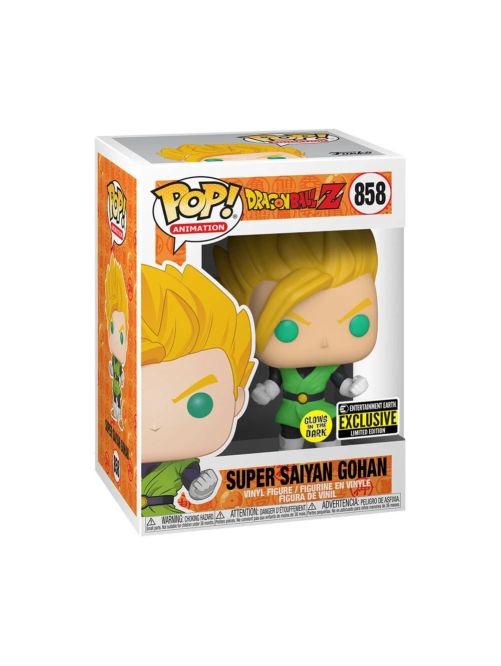 Funko Pop! Vinyl: Dragon Ball - Super Saiyan Gohan (Glows in the Dark) -858
